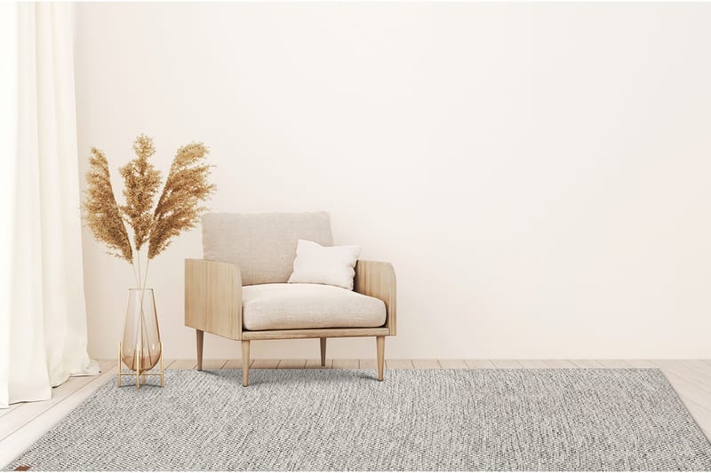 Gåsöga Ullmatta 240x340 cm Rektangulär - Grå - Textil & mattor - Matta - Modern matta - Ullmatta