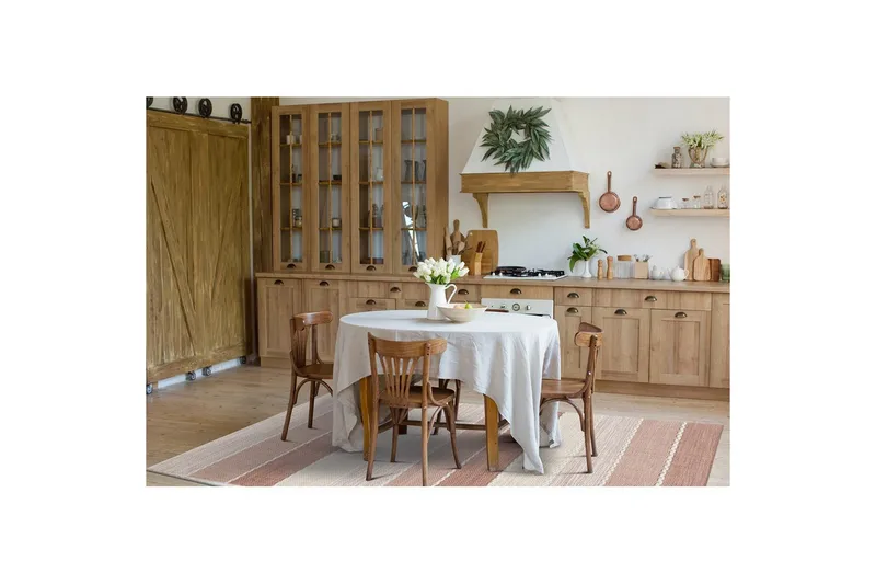 Garnmatta Båstad - 140x200 cm, Gammelrosa - Textil & mattor - Matta - Modern matta - Bomullsmatta