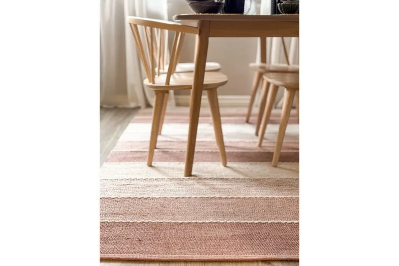 Garnmatta Båstad - 140x200 cm, Gammelrosa - Textil & mattor - Matta - Modern matta - Bomullsmatta