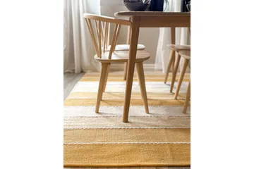 Garnmatta Båstad - 140x200 cm, Gul - Textil & mattor - Matta - Modern matta - Bomullsmatta