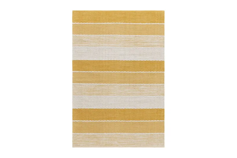 Garnmatta Båstad, 140x200 cm, Gul