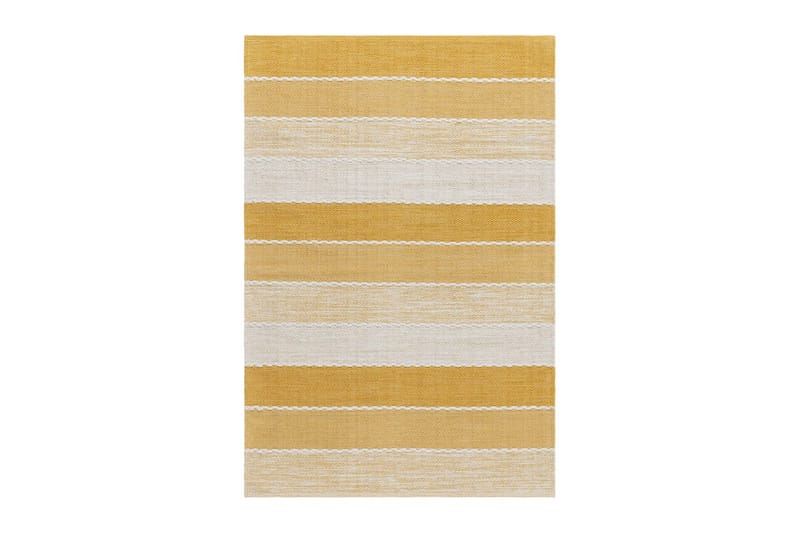 Garnmatta Båstad - 140x200 cm, Gul - Textil & mattor - Matta - Modern matta - Bomullsmatta