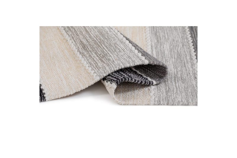 Garnmatta Båstad - 140x200 cm, Svart - Textil & mattor - Matta - Modern matta - Bomullsmatta