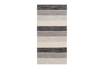 Garnmatta Båstad - 140x200 cm, Svart - Textil & mattor - Matta - Modern matta - Bomullsmatta