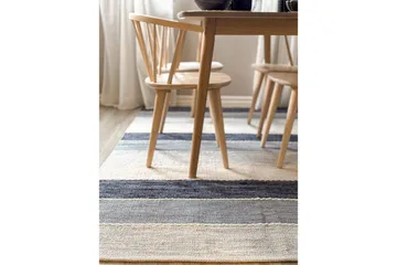 Garnmatta Båstad - 160x230 cm, Blå - Textil & mattor - Matta - Modern matta - Bomullsmatta