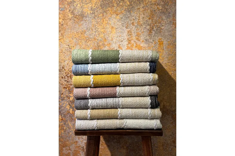 Garnmatta Båstad - 160x230 cm, Blå - Textil & mattor - Matta - Modern matta - Bomullsmatta