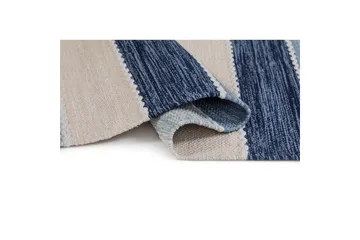 Garnmatta Båstad - 160x230 cm, Blå - Textil & mattor - Matta - Modern matta - Bomullsmatta