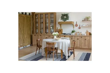 Garnmatta Båstad - 160x230 cm, Blå - Textil & mattor - Matta - Modern matta - Bomullsmatta