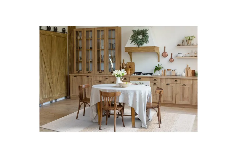 Garnmatta Båstad - 160x230 cm, Creme - Textil & mattor - Matta - Modern matta - Bomullsmatta