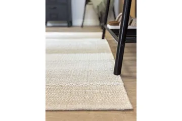 Garnmatta Båstad - 75x150 cm, Creme - Textil & mattor - Matta - Modern matta - Bomullsmatta