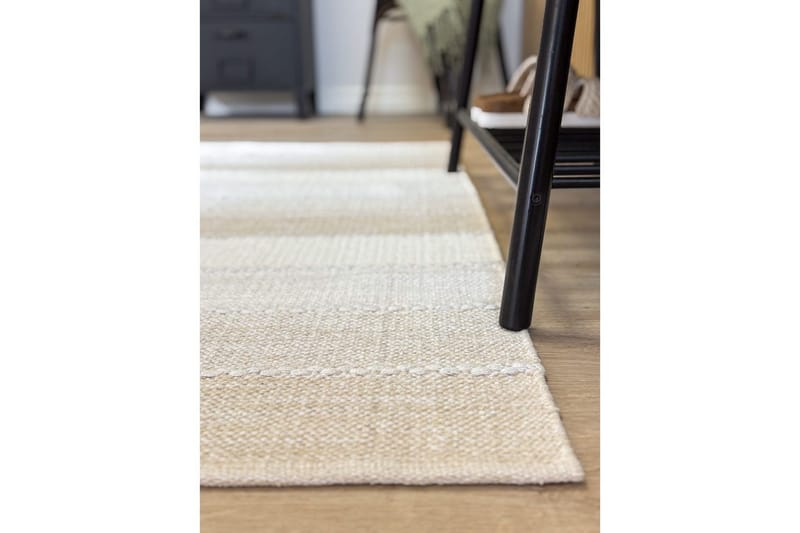 Garnmatta Båstad - 75x150 cm, Creme - Textil & mattor - Matta - Modern matta - Bomullsmatta