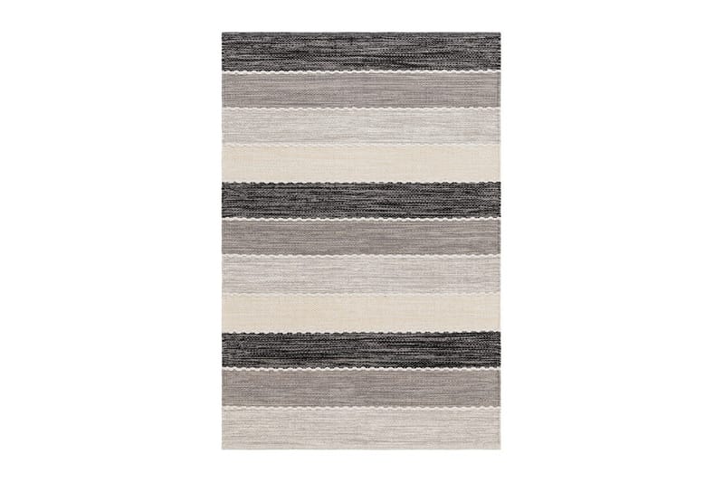 Garnmatta Båstad - 75x150 cm, Svart - Textil & mattor - Matta - Modern matta - Bomullsmatta