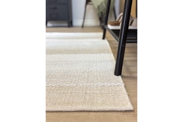 Garnmatta Båstad - 75x280 cm, Creme - Textil & mattor - Matta - Modern matta - Bomullsmatta