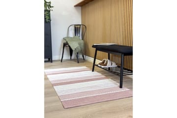 Garnmatta Båstad - 75x280 cm, Gammelrosa - Textil & mattor - Matta - Modern matta - Bomullsmatta