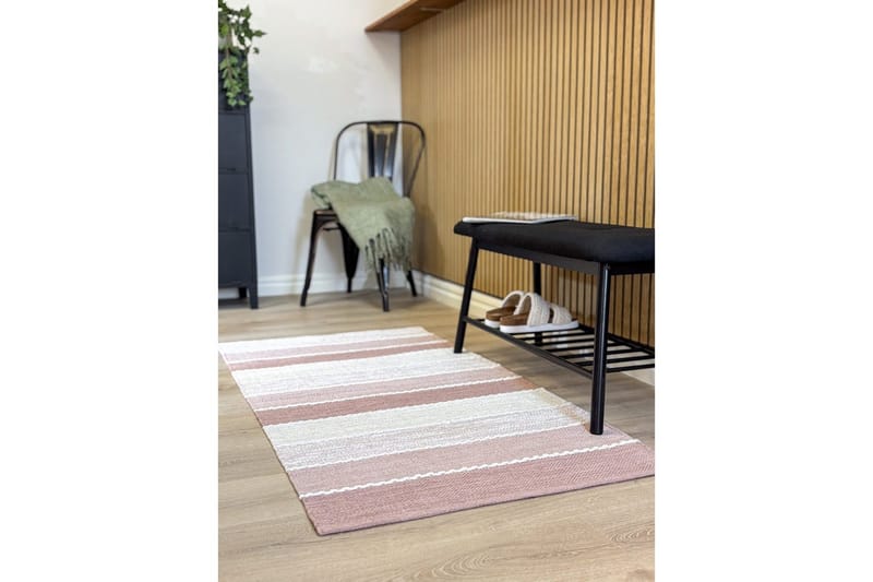 Garnmatta Båstad - 75x280 cm, Gammelrosa - Textil & mattor - Matta - Modern matta - Bomullsmatta