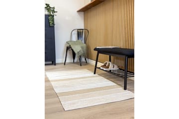Garnmatta Båstad - 75x280 cm, Natur - Textil & mattor - Matta - Modern matta - Bomullsmatta