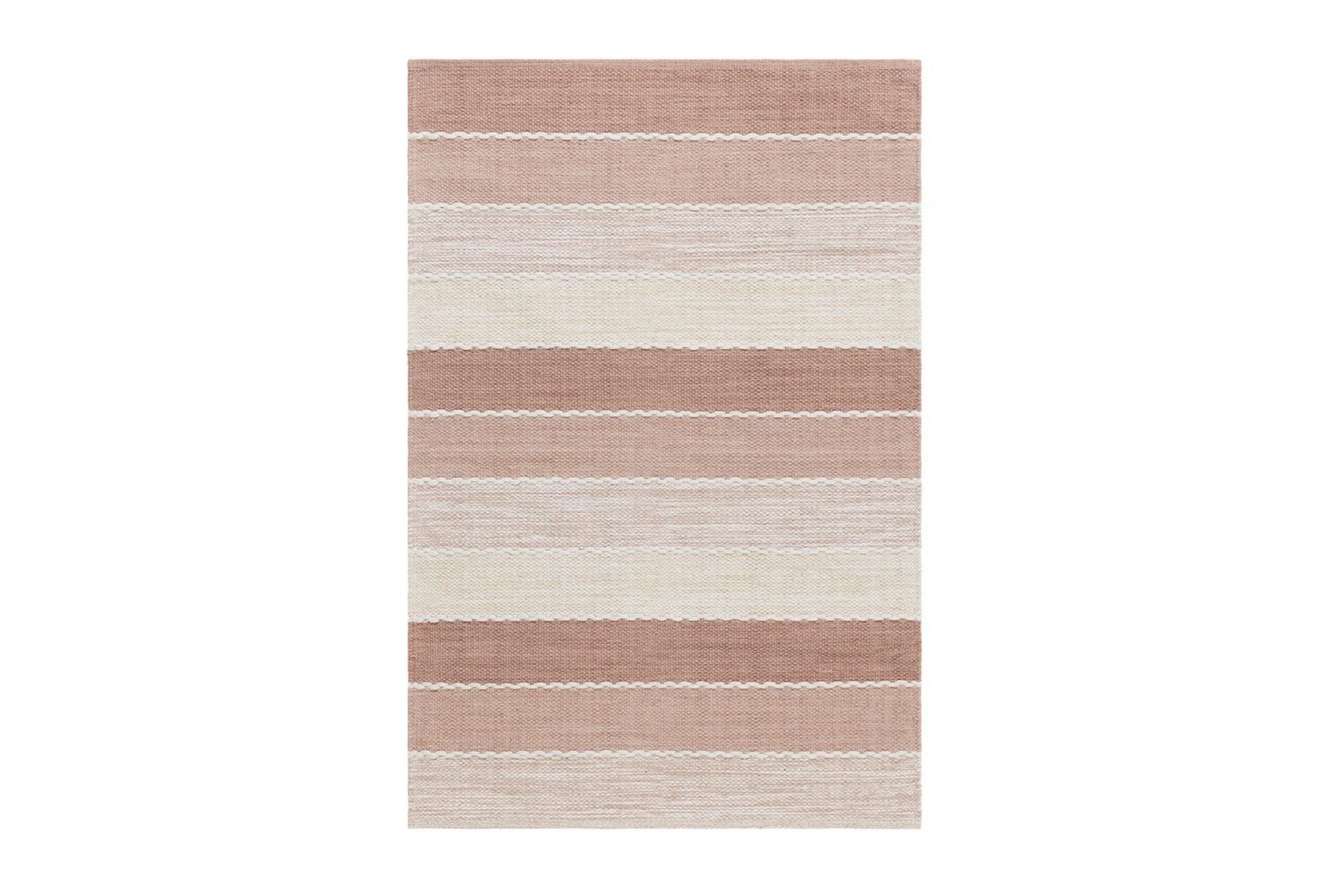 Garnmatta B&aring;stad - 140x200 cm, Gammelrosa