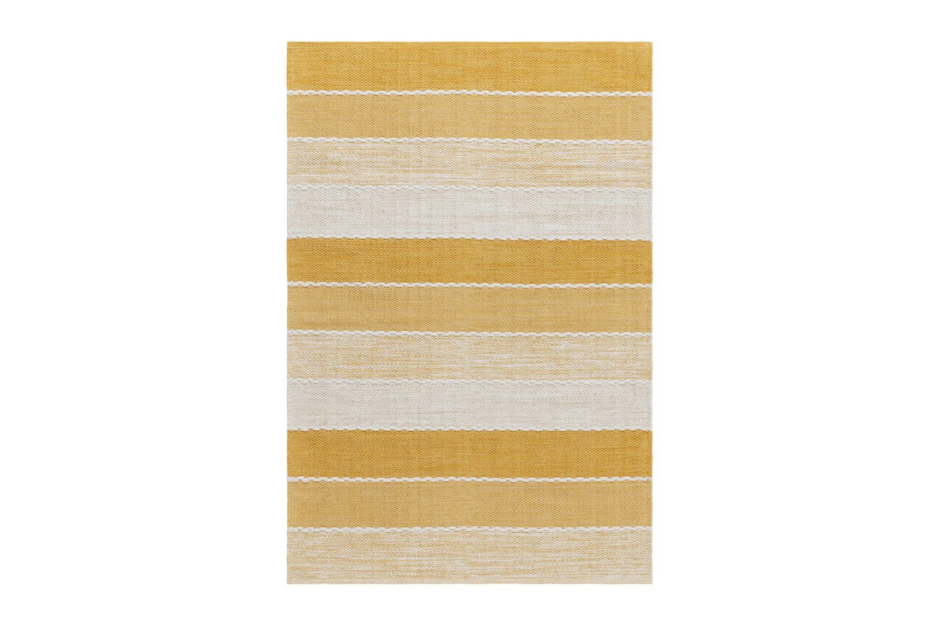 garnmatta båstad - 140x200 cm, gul