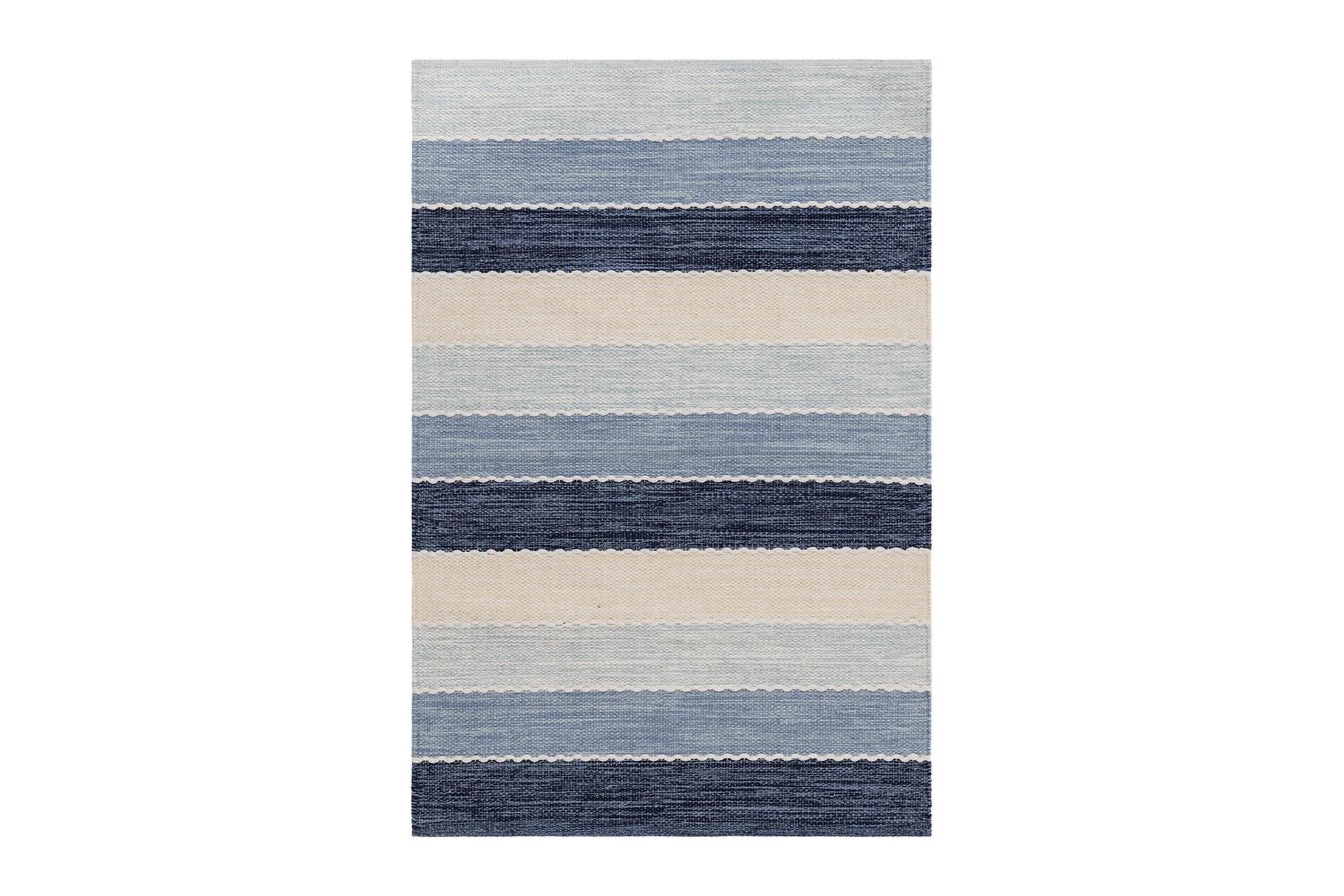 garnmatta båstad - 160x230 cm, blå