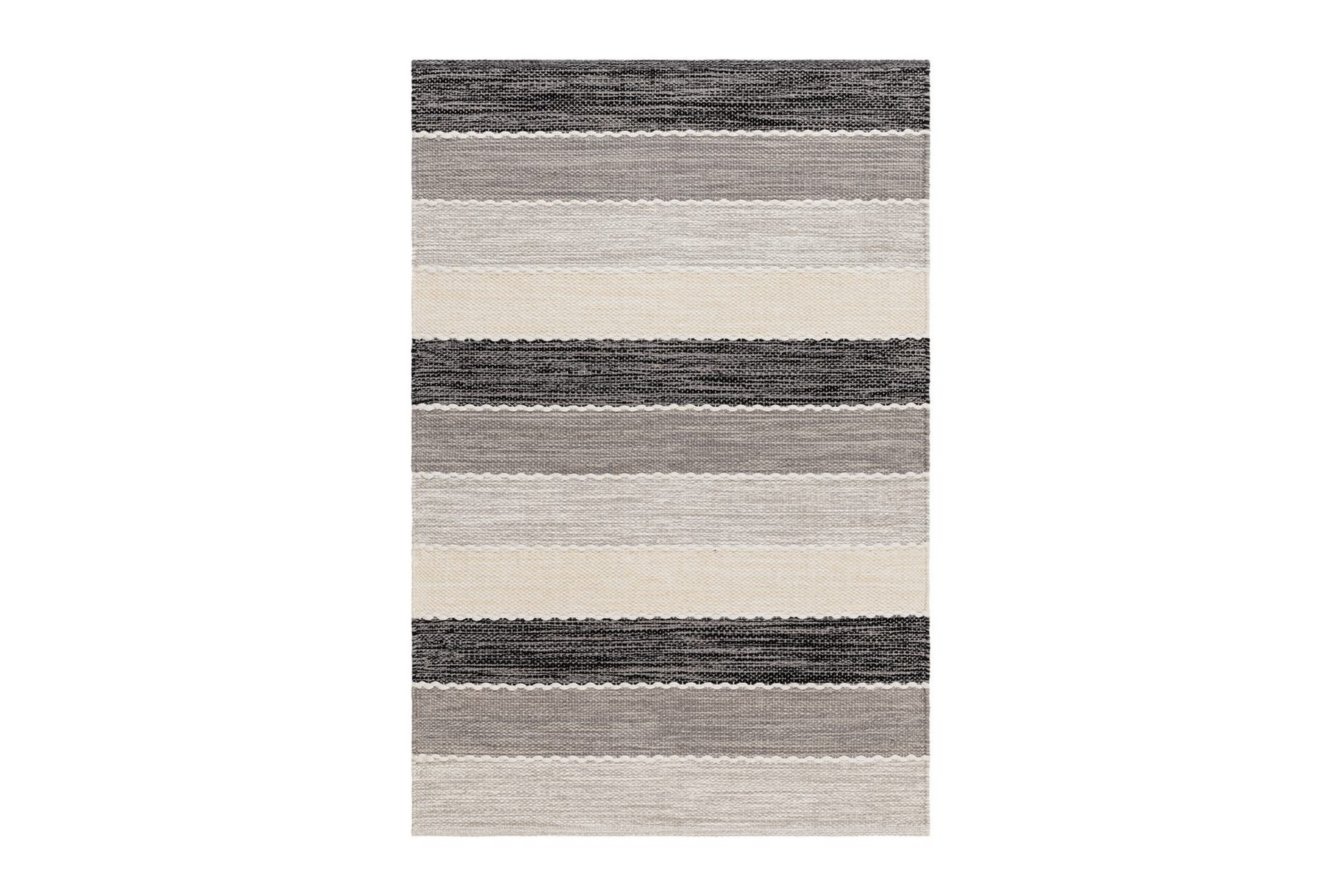 garnmatta båstad - 75x150 cm, svart