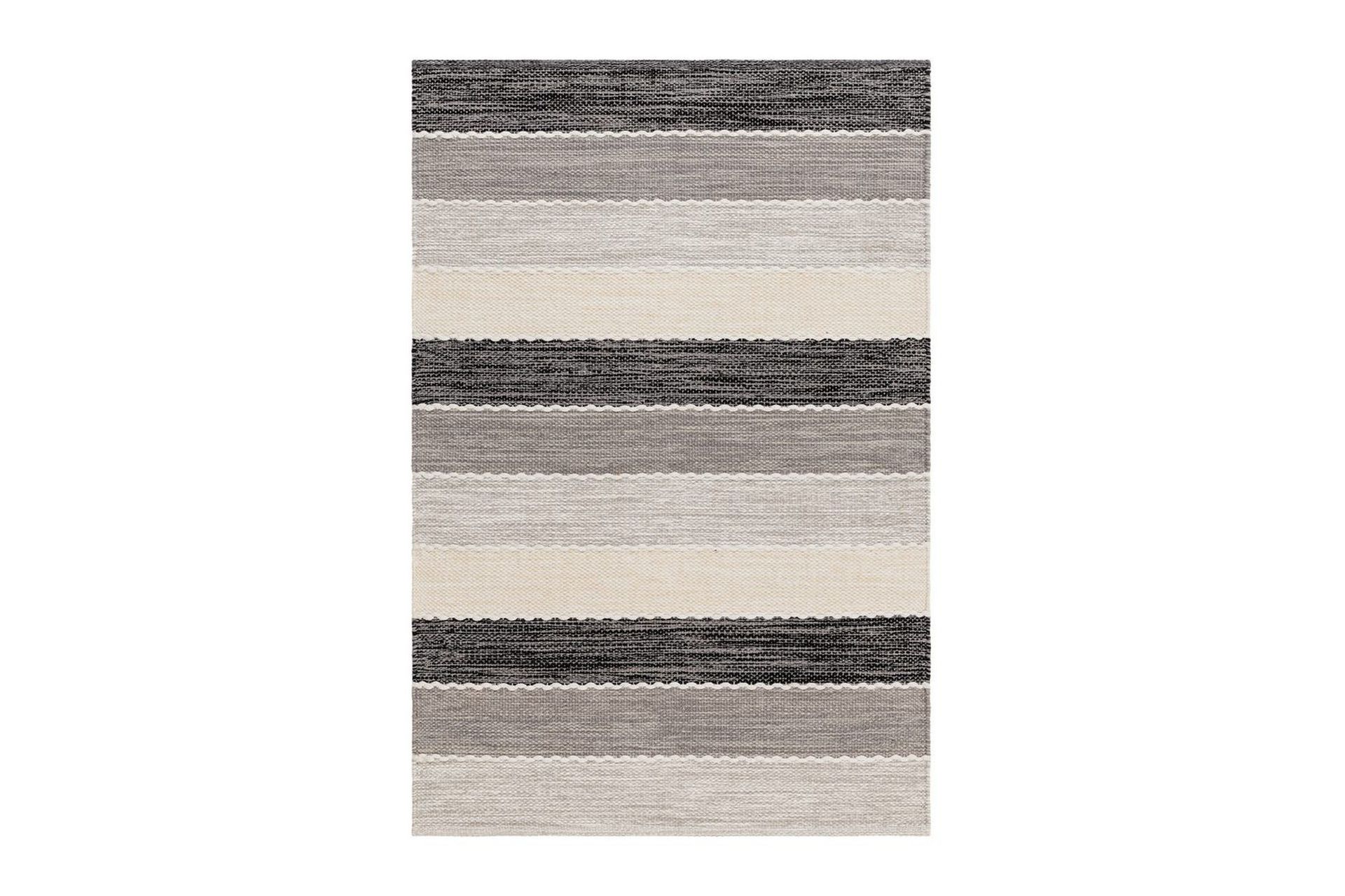 Garnmatta B&aring;stad - 75x150 cm, Svart