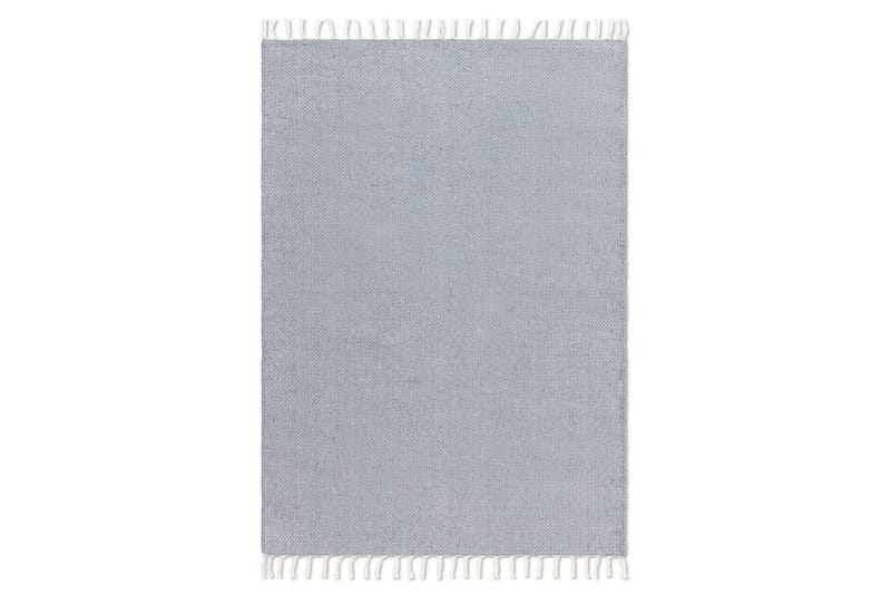 Garnmatta Line, 130x190 cm, Duvblå