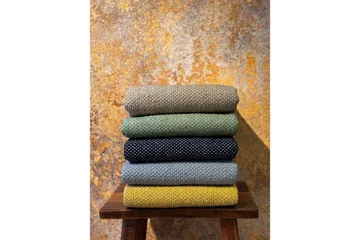 Garnmatta Line - 130x190 cm, Duvblå - Textil & mattor - Matta - Modern matta - Bomullsmatta