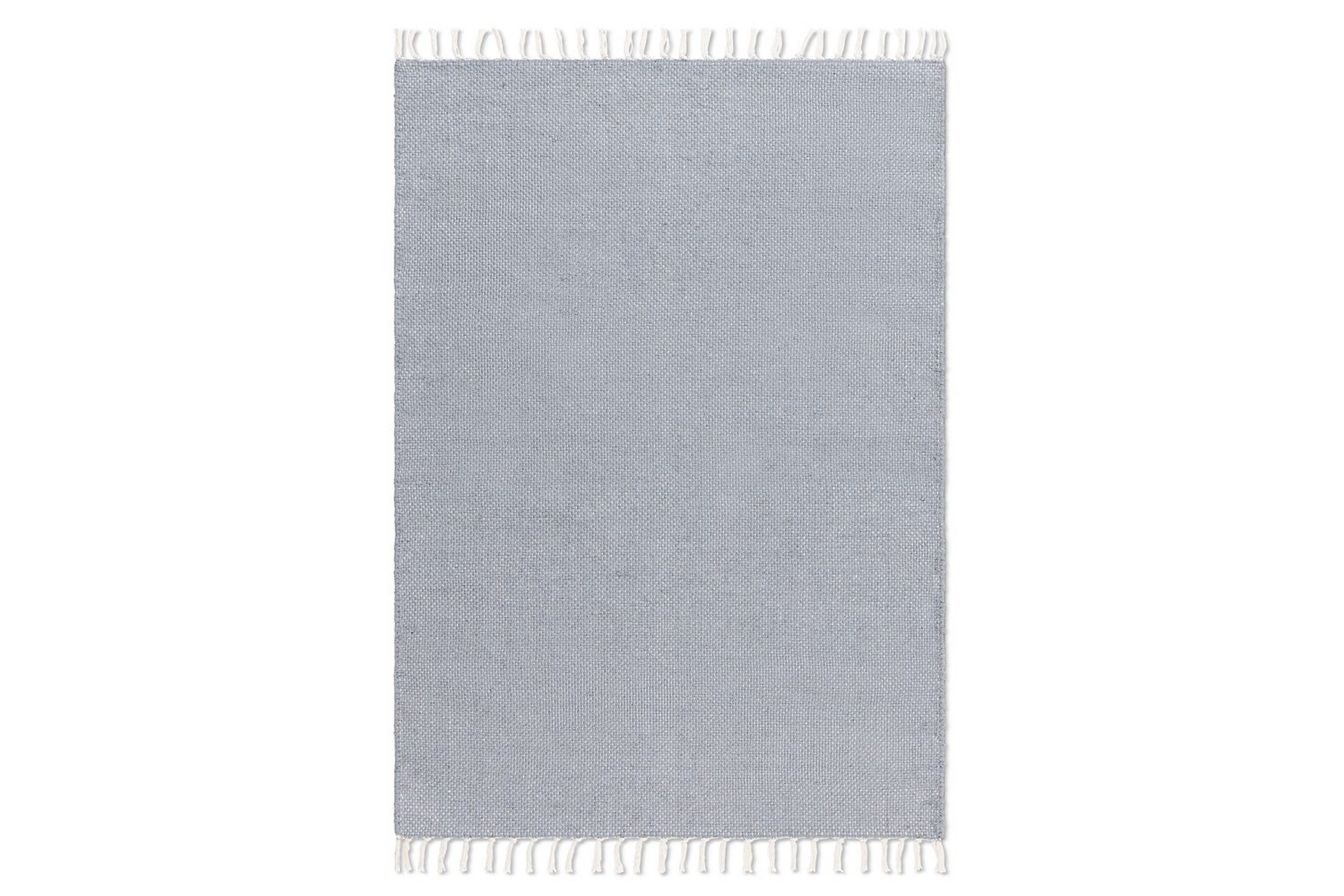 garnmatta line - 130x190 cm, duvblå