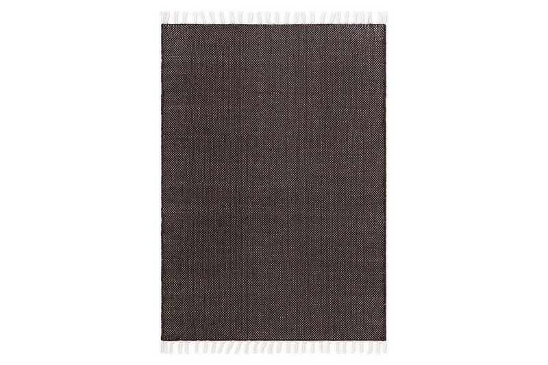 Garnmatta Line - 160x230 cm, Choklad - Textil & mattor - Matta - Modern matta - Bomullsmatta