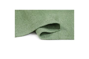 Garnmatta Line - 160x230 cm, Grön - Textil & mattor - Matta - Modern matta - Bomullsmatta