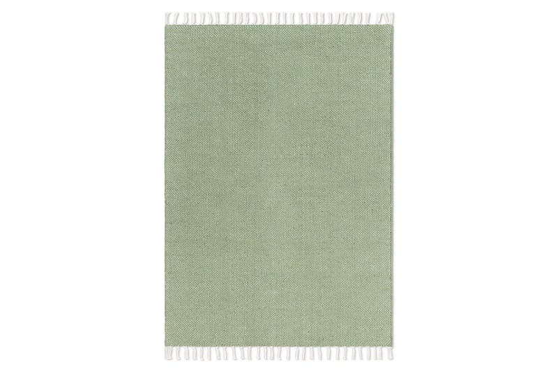 Garnmatta Line - 160x230 cm, Grön - Textil & mattor - Matta - Modern matta - Bomullsmatta