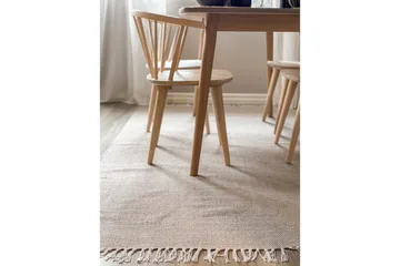 Garnmatta Line - 160x230 cm, Greige - Textil & mattor - Matta - Modern matta - Bomullsmatta
