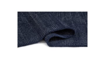 Garnmatta Line - 160x230 cm, Marinblå - Textil & mattor - Matta - Modern matta - Bomullsmatta