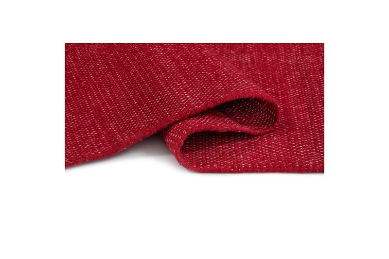 Garnmatta Line - 160x230 cm, Röd - Textil & mattor - Matta - Modern matta - Bomullsmatta