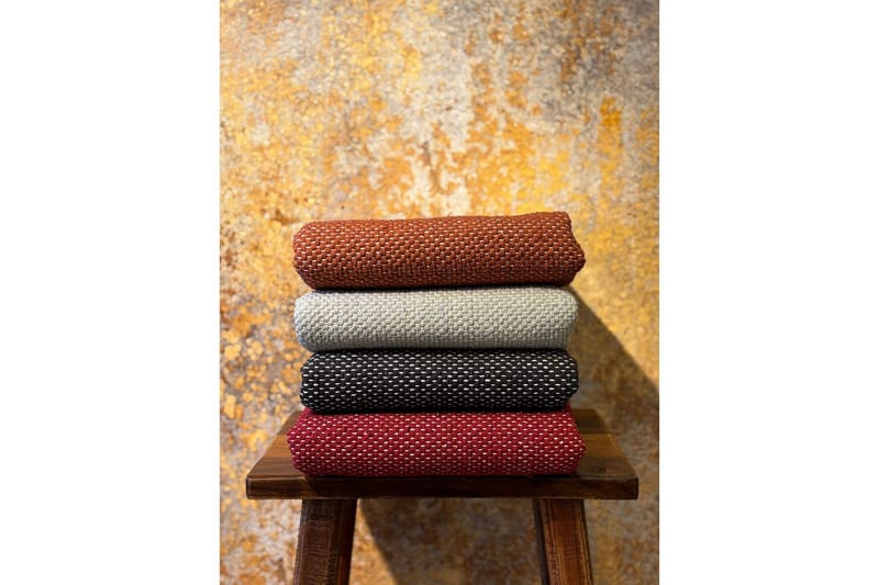 Garnmatta Line - 160x230 cm, Röd - Textil & mattor - Matta - Modern matta - Bomullsmatta