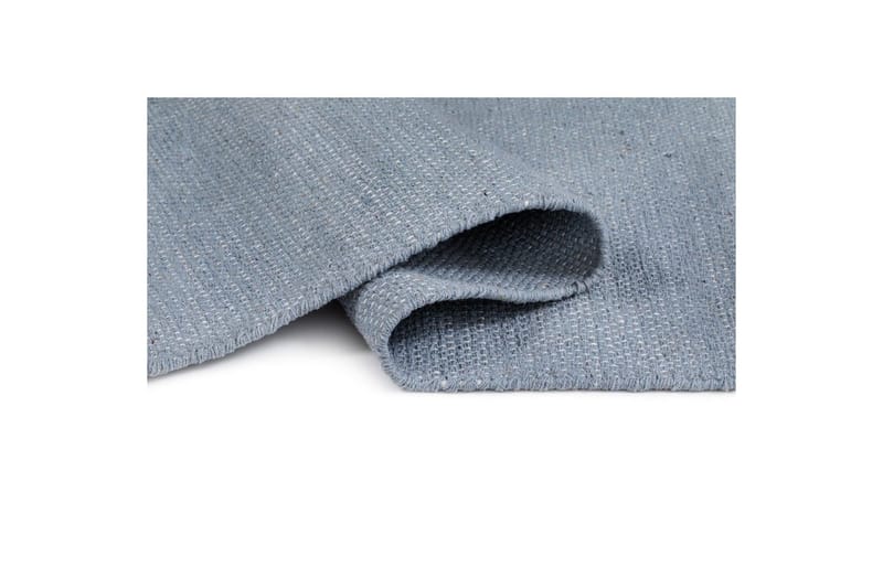 Garnmatta Line - 200x300 cm, Duvblå - Textil & mattor - Matta - Modern matta - Bomullsmatta