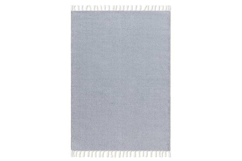 Garnmatta Line - 200x300 cm, Duvblå - Textil & mattor - Matta - Modern matta - Bomullsmatta