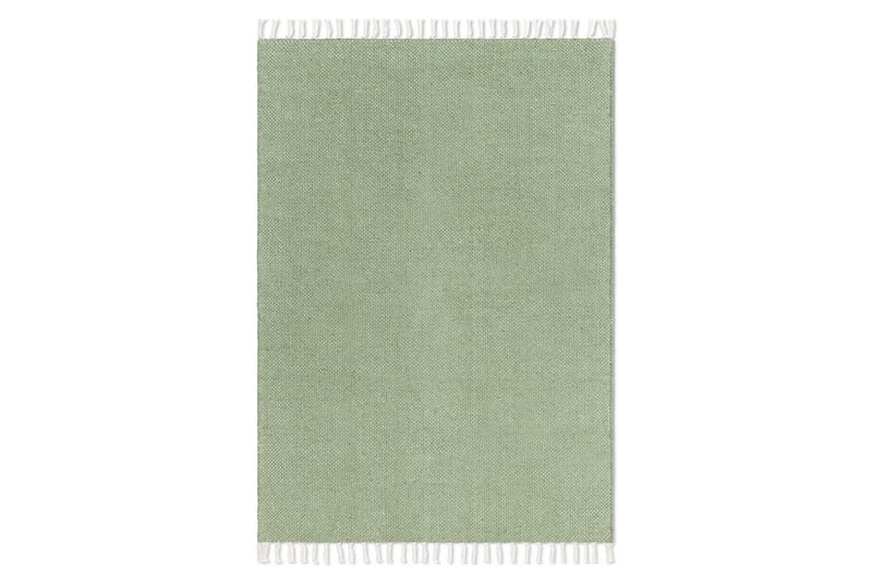Garnmatta Line - 200x300 cm, Grön - Textil & mattor - Matta - Modern matta - Bomullsmatta