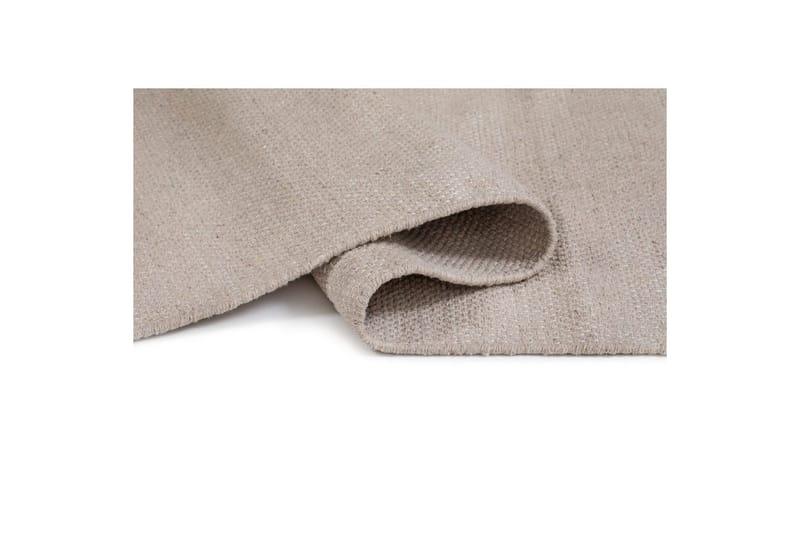 Garnmatta Line - 200x300 cm, Greige - Textil & mattor - Matta - Modern matta - Bomullsmatta