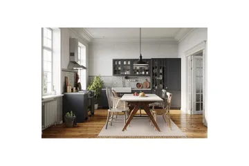 Garnmatta Line - 200x300 cm, Greige - Textil & mattor - Matta - Modern matta - Bomullsmatta