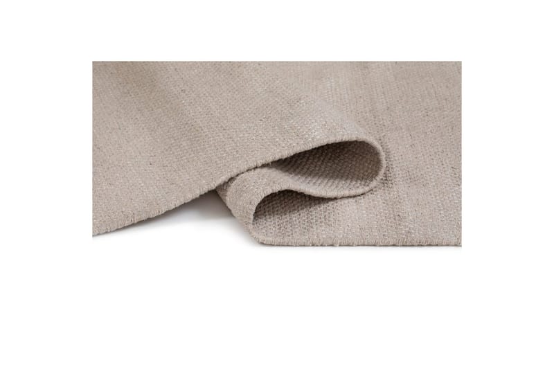 Garnmatta Line - 200x300 cm, Greige - Textil & mattor - Matta - Modern matta - Bomullsmatta