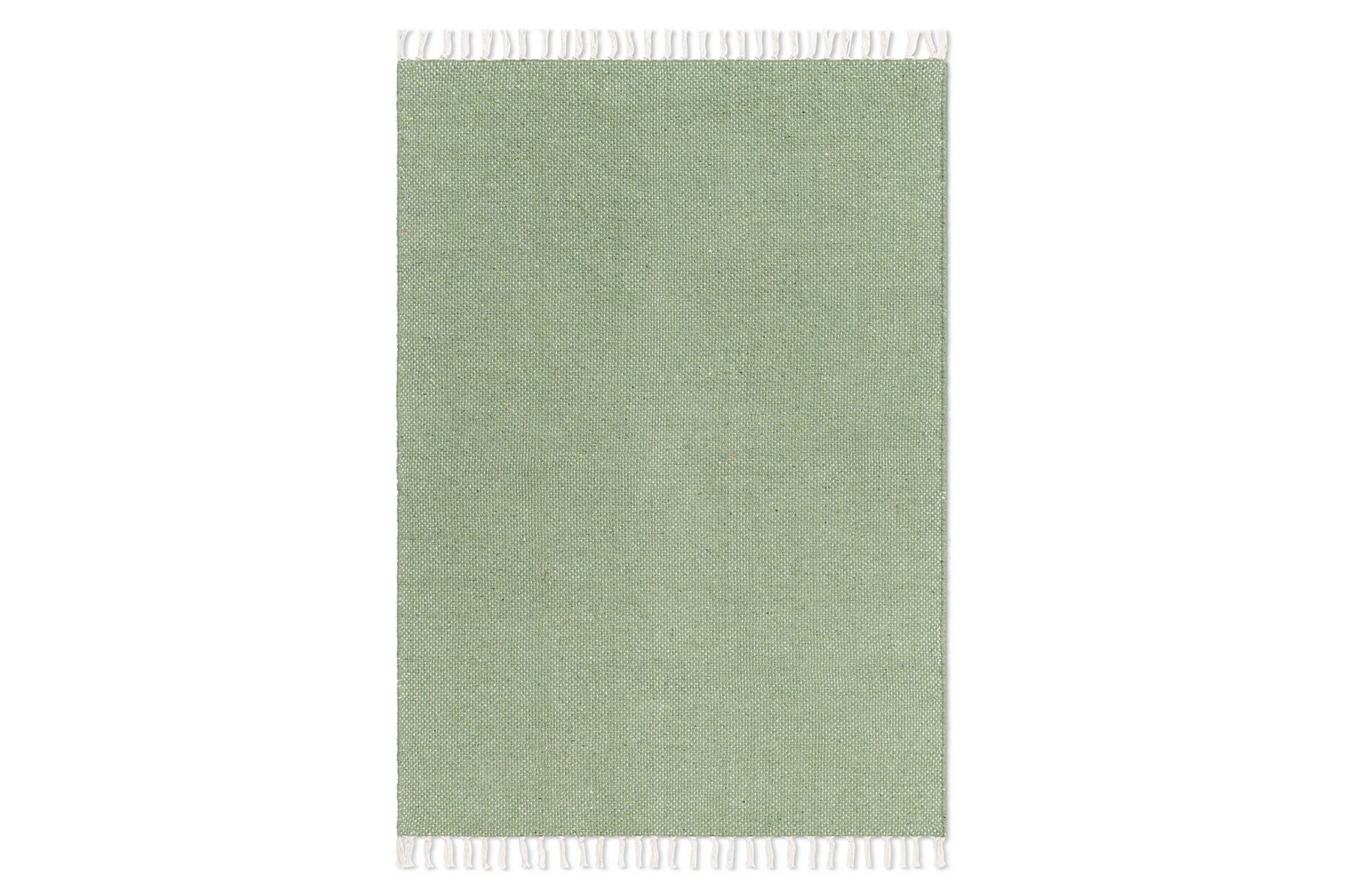 garnmatta line - 200x300 cm, grön