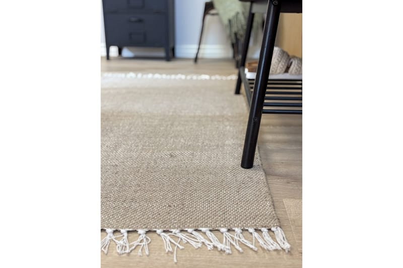 Garnmatta Line - 200x300 cm, Linne - Textil & mattor - Matta - Modern matta - Bomullsmatta