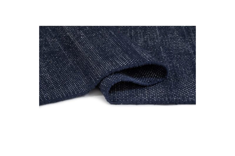 Garnmatta Line - 200x300 cm, Marinblå - Textil & mattor - Matta - Modern matta - Bomullsmatta