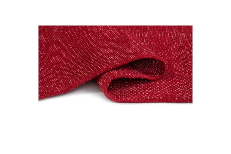 Garnmatta Line - 200x300 cm, Röd - Textil & mattor - Matta - Modern matta - Bomullsmatta