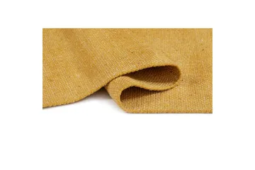 Garnmatta Line - 75x220 cm, Gul - Textil & mattor - Matta - Modern matta - Bomullsmatta