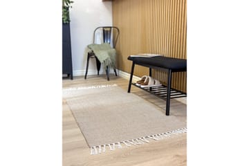 Garnmatta Line - 75x220 cm, Linne - Textil & mattor - Matta - Modern matta - Bomullsmatta