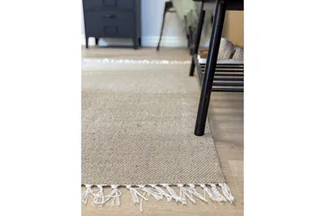 Garnmatta Line - 75x220 cm, Linne - Textil & mattor - Matta - Modern matta - Bomullsmatta
