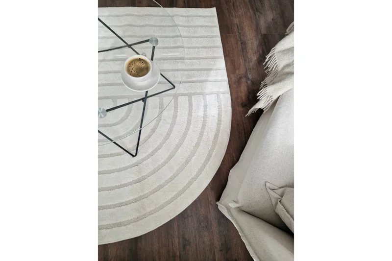 Genova Zen Wiltonmatta 160x230 cm - Creme - Textil & mattor - Matta - Modern matta - Friezematta