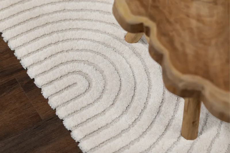Genova Zen Wiltonmatta 200x290 cm - Vit - Textil & mattor - Matta - Modern matta - Wiltonmatta